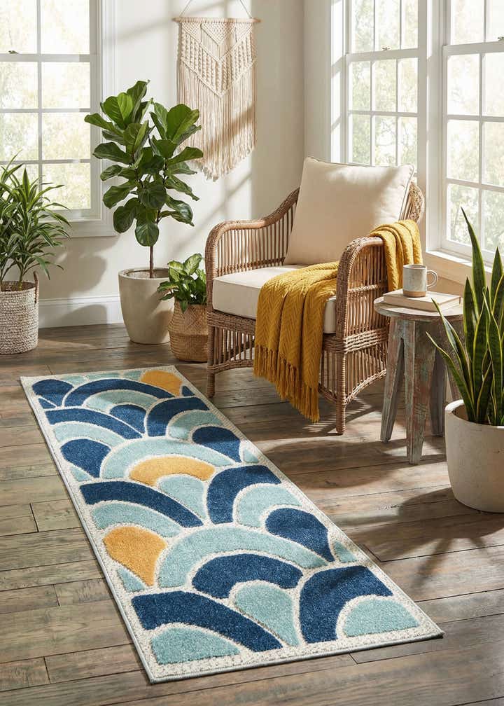 2' x 6' Easy-Clean Belize Indoor / Outdoor Runner Rug