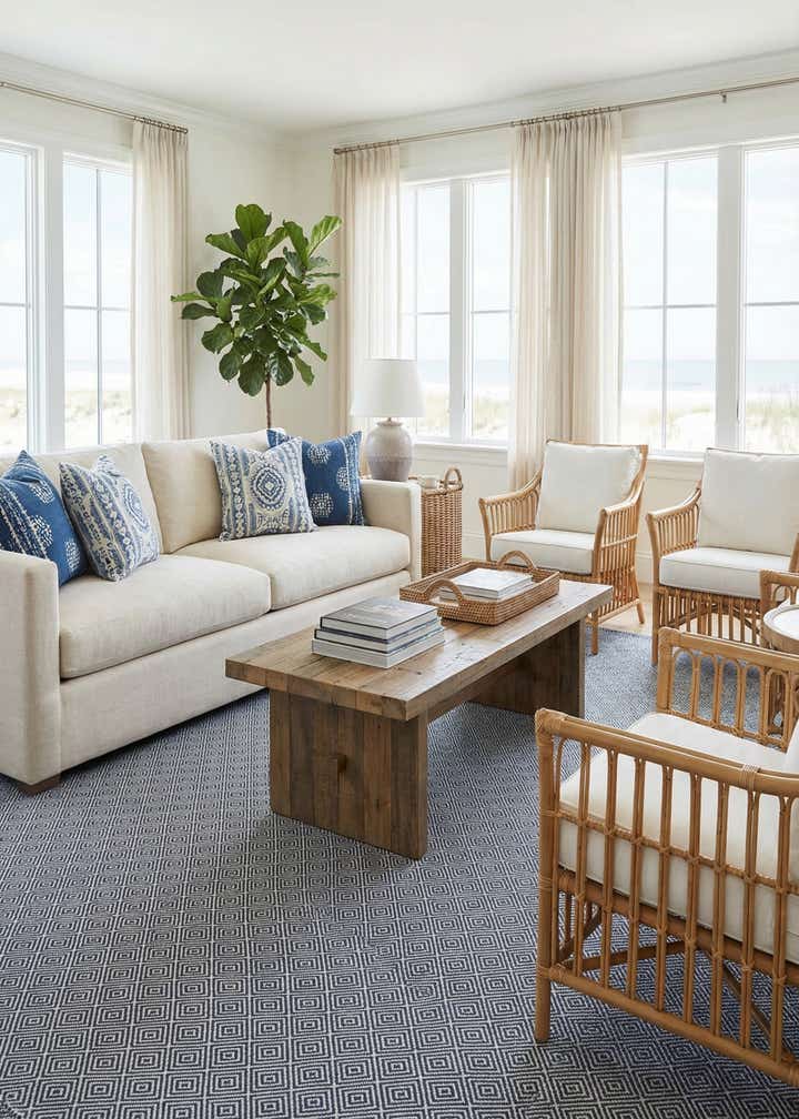 10' x 14' 1 Hand Woven Geo Trellis Flatweave Rug