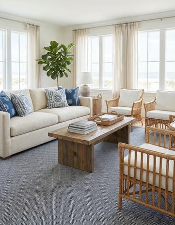10' x 14' 1 Hand Woven Geo Trellis Flatweave Rug
