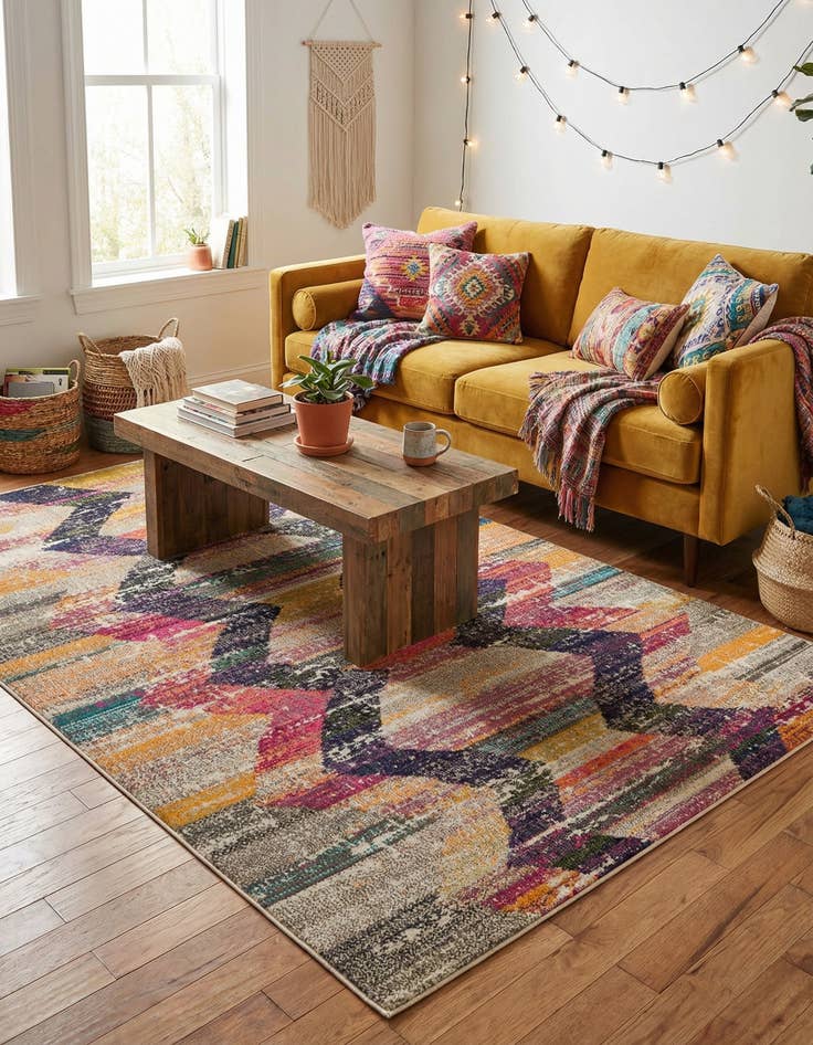 Detail image of 5' x 8' Vivid Rug