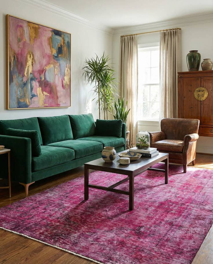Detail image of 5' 3 x 9' 1 Ultra Vintage Wool Rug