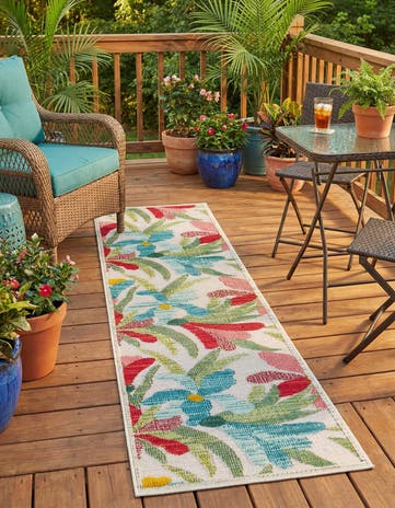 Easy-Clean Casablanca Indoor / Outdoor Runner Rug