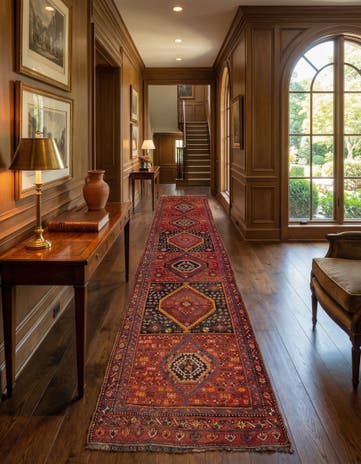 3' 5 x 13' 7 Kurd Runner Rug