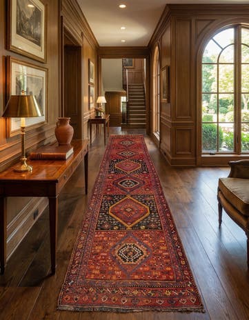 3' 5 x 13' 7 Kurd Runner Rug