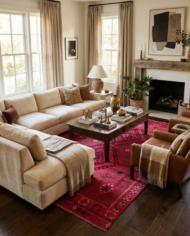 6' 4 x 10' Hand Knotted Darya Rug