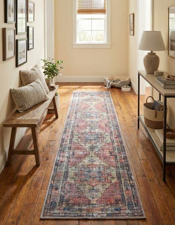 2' x 10' Washable Maahru Runner Rug