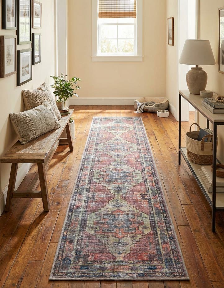 2' x 10' Washable Maahru Runner Rug