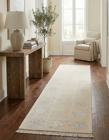 2' 9 x 9' 3 Hand Knotted Darya Wool Runner Rug