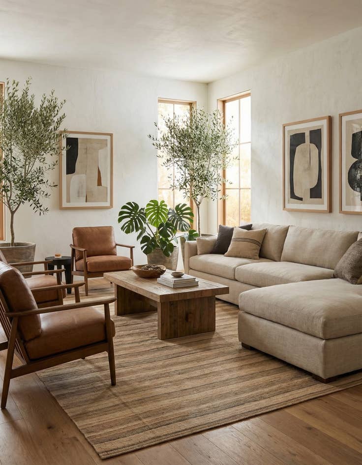 Detail image of 9' 10 x 12' 10  Hand Woven Kilim Modern Wool Rug