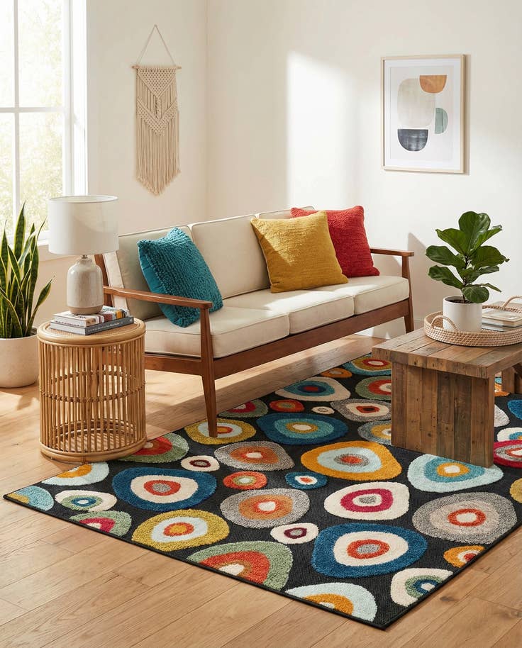 Detail image of 5' x 7' Easy-Clean Casablanca Indoor / Outdoor Rug