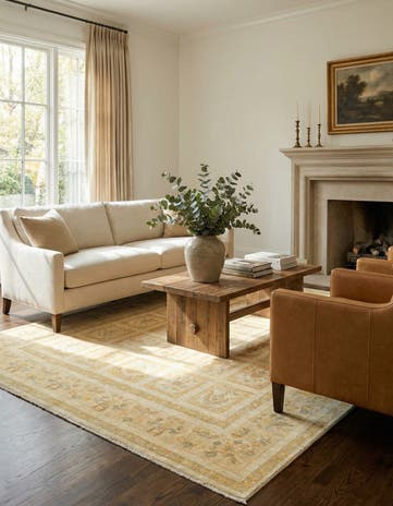 5' 7 x 8' 3 Hand Knotted Ariana Ziegler Oriental Rug