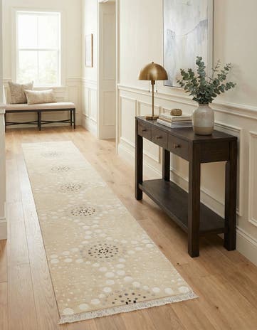 2' 7 x 13' 1 Hand Knotted Darya Wool Runner Rug