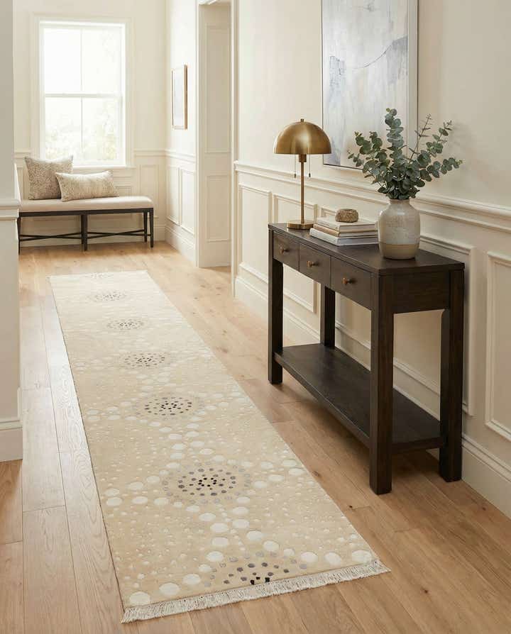 2' 7 x 13' 1 Hand Knotted Darya Wool Runner Rug