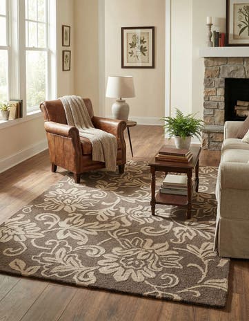 5' x 8' Agra Wool Rug