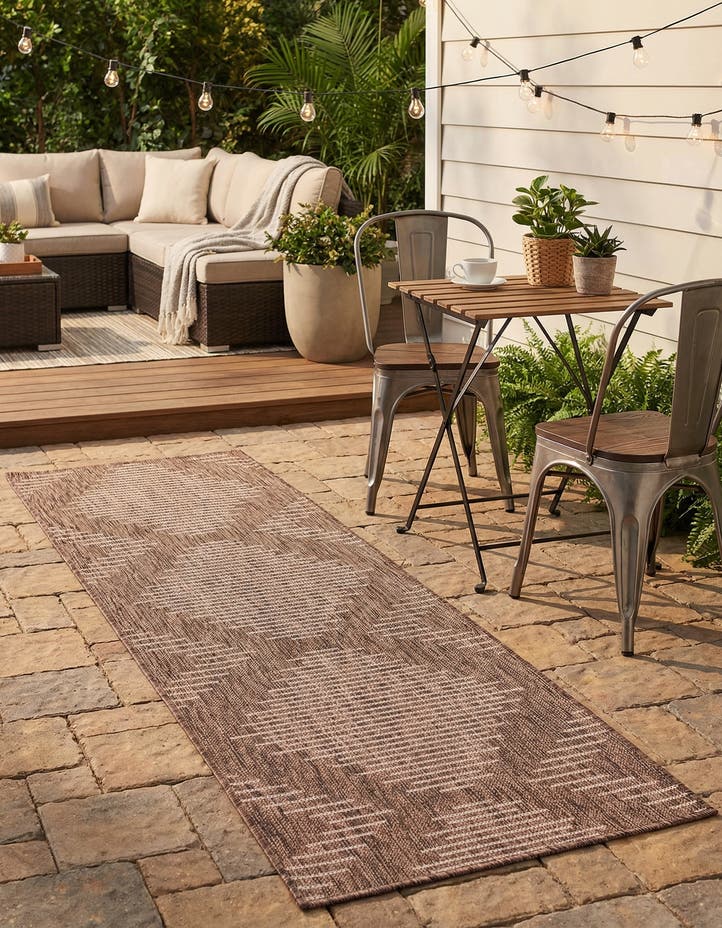 2' x 6' Easy-Clean Modern Indoor / Outdoor...
