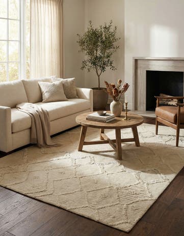 5' 8 x 8' Hand Knotted Darya Wool Rug