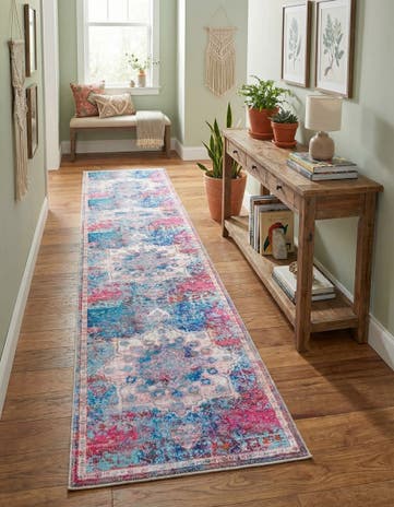 2' x 13' Washable Renaissance Runner Rug