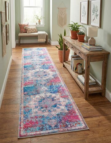 2' x 13' Washable Francesca Runner Rug