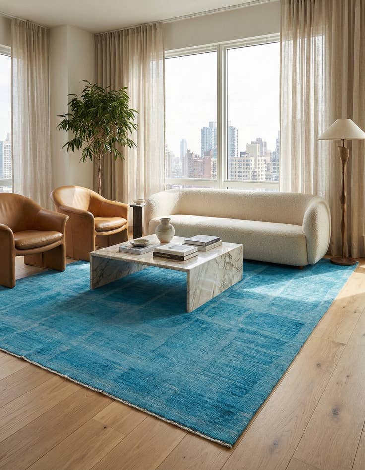 Detail image of 8' 2 x 10' 1  Hand Knotted Darya Wool Rug