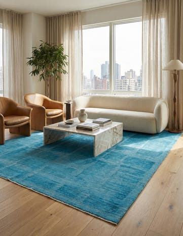 8' 2 x 10' 1 Hand Knotted Darya Wool Rug