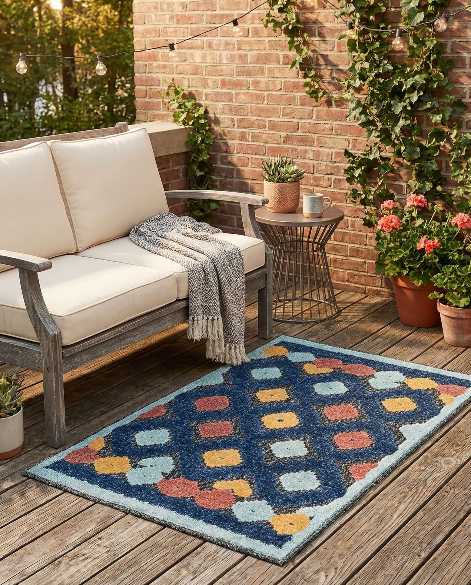 2' x 3' Easy-Clean Belize Indoor / Outdoor Rug