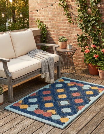 2' x 3' Easy-Clean Belize Indoor / Outdoor Rug