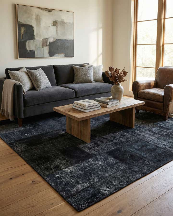 4' 10 x 6' 7 Hand Knotted Ultra Vintage Persian Wool Rug