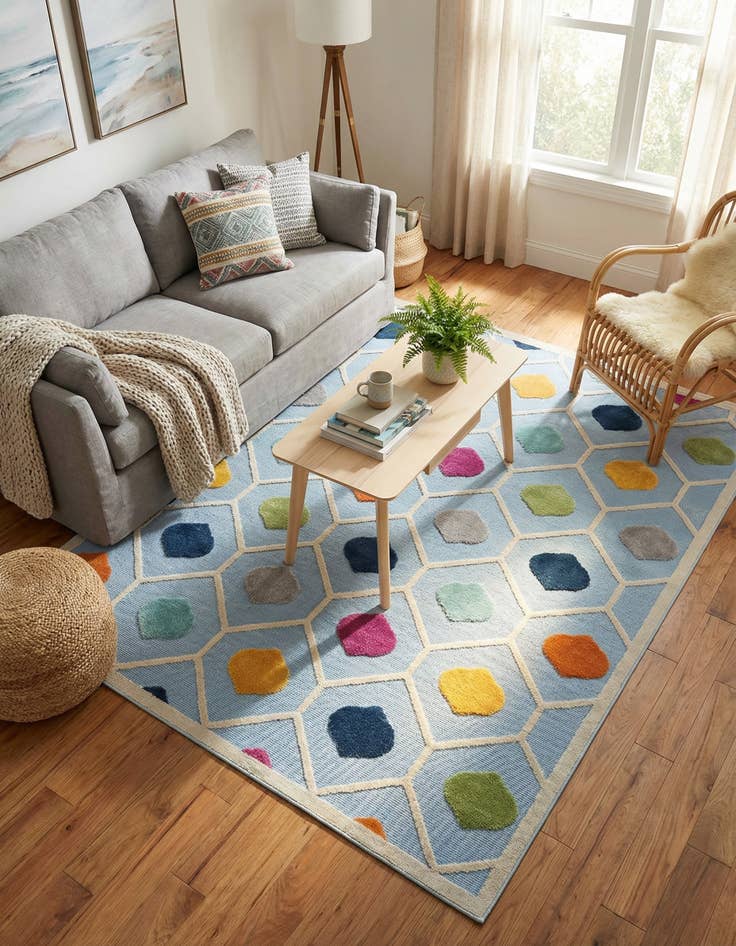 Detail image of  7' x 10'  Washable Aruba Indoor / Outdoor Rug