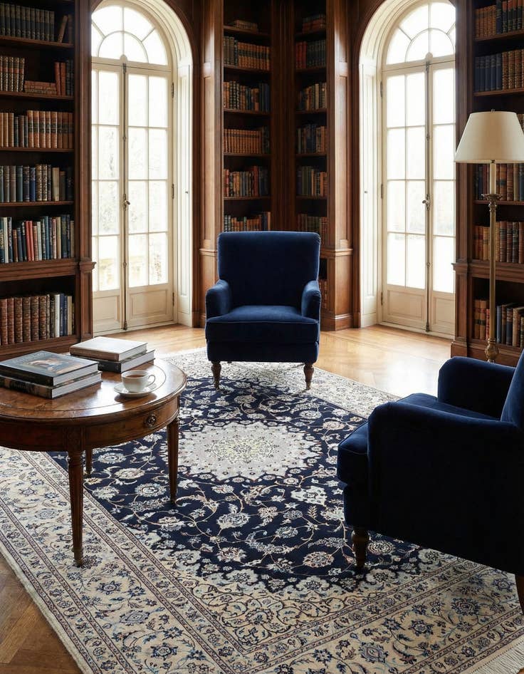 Detail image of 6' 11 x 10' 9 Nain Rug