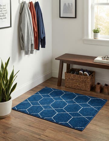 2' x 3' Lattice Frieze Rug