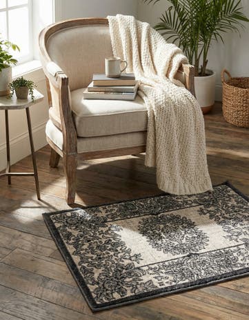 Ivory Eco Traditional Rug