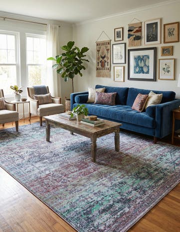 10' 6 x 14' Washable Francesca Rug