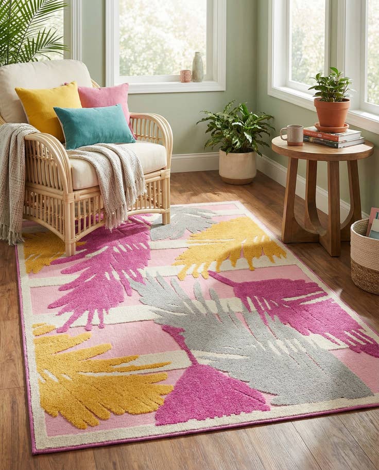 Detail image of 4' x 6' Easy-Clean Aruba Indoor / Outdoor Rug