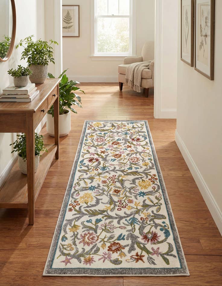 Detail image of  2' x 6' Blossom Runner Rug