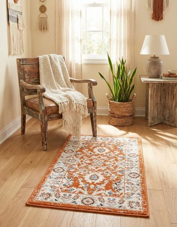 Rust Red Charlotte Rug