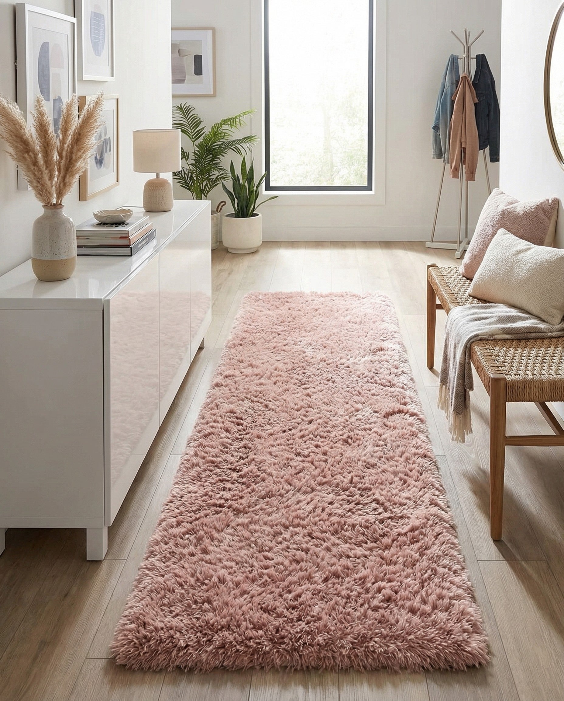  2' 7 x 10' Infinity Shag Runner Rug