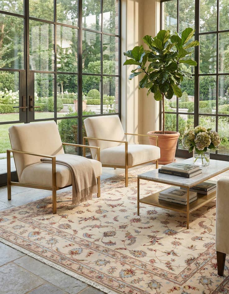 Detail image of  6' 8 x 8' 4 Tabriz Rug