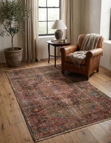 3' x 5' Hand Knotted Ultra Vintage Persian Wool Rug