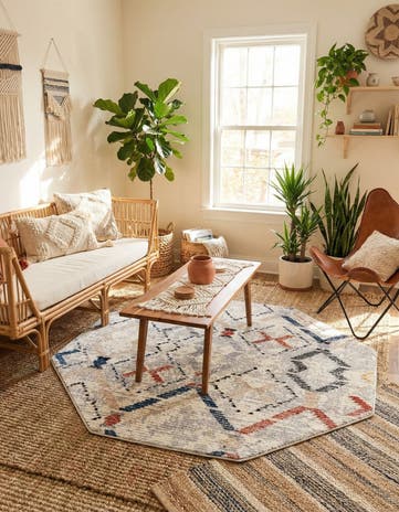 7' x 7' Tucson Octagon Rug
