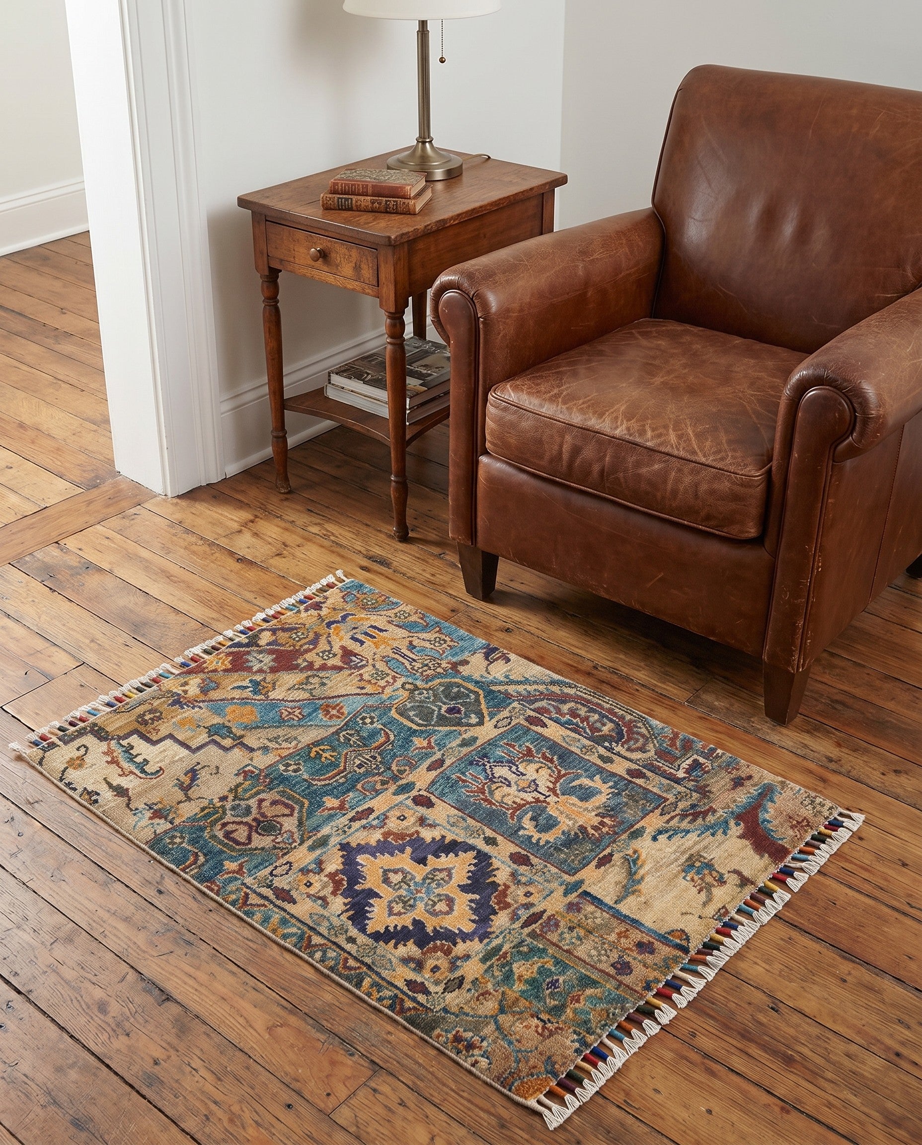 2' x 2' 11 Hand Knotted Ariana Ziegler Rug