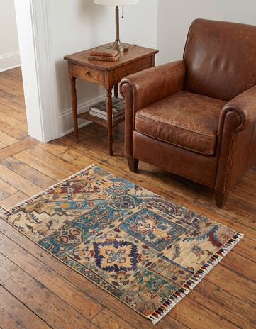 2' x 2' 11 Hand Knotted Ariana Ziegler Rug