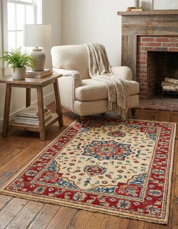 2' 8 x 4' 1 Hand Knotted Kazak Rug