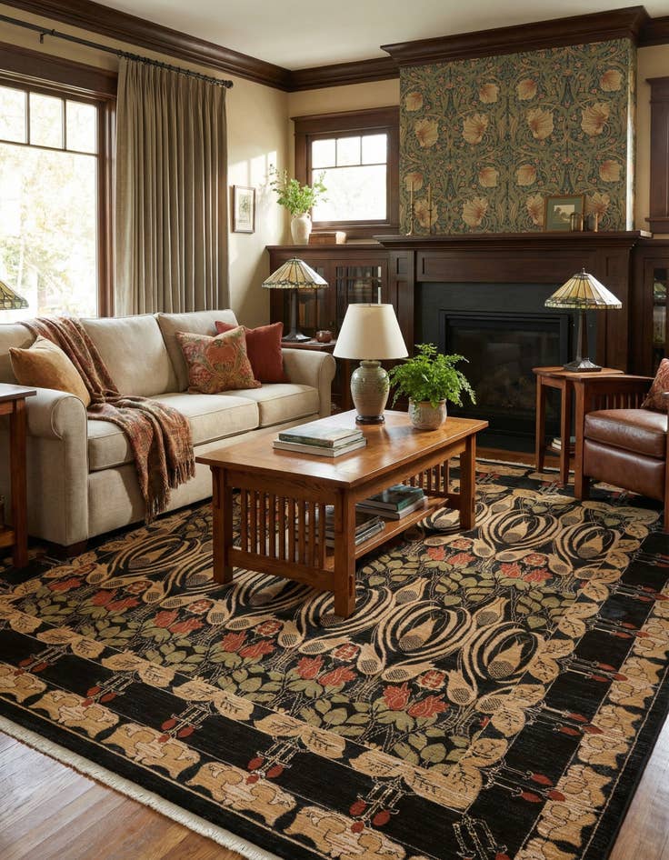 Detail image of 10' x 10' Kensington Square Rug