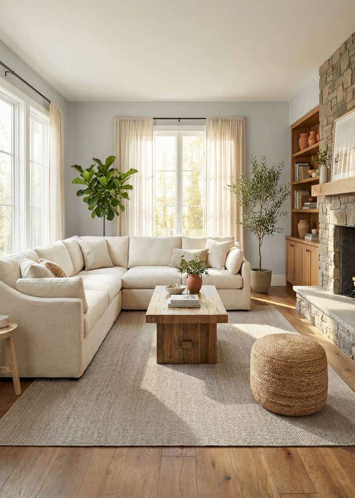 10' x 14' 1 Easy-Clean Solid Indoor / Outdoor Rug
