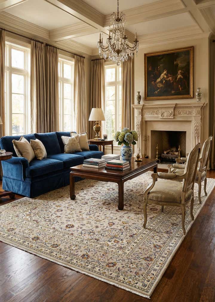 7' 9 x 11' 6 Kashan Rug