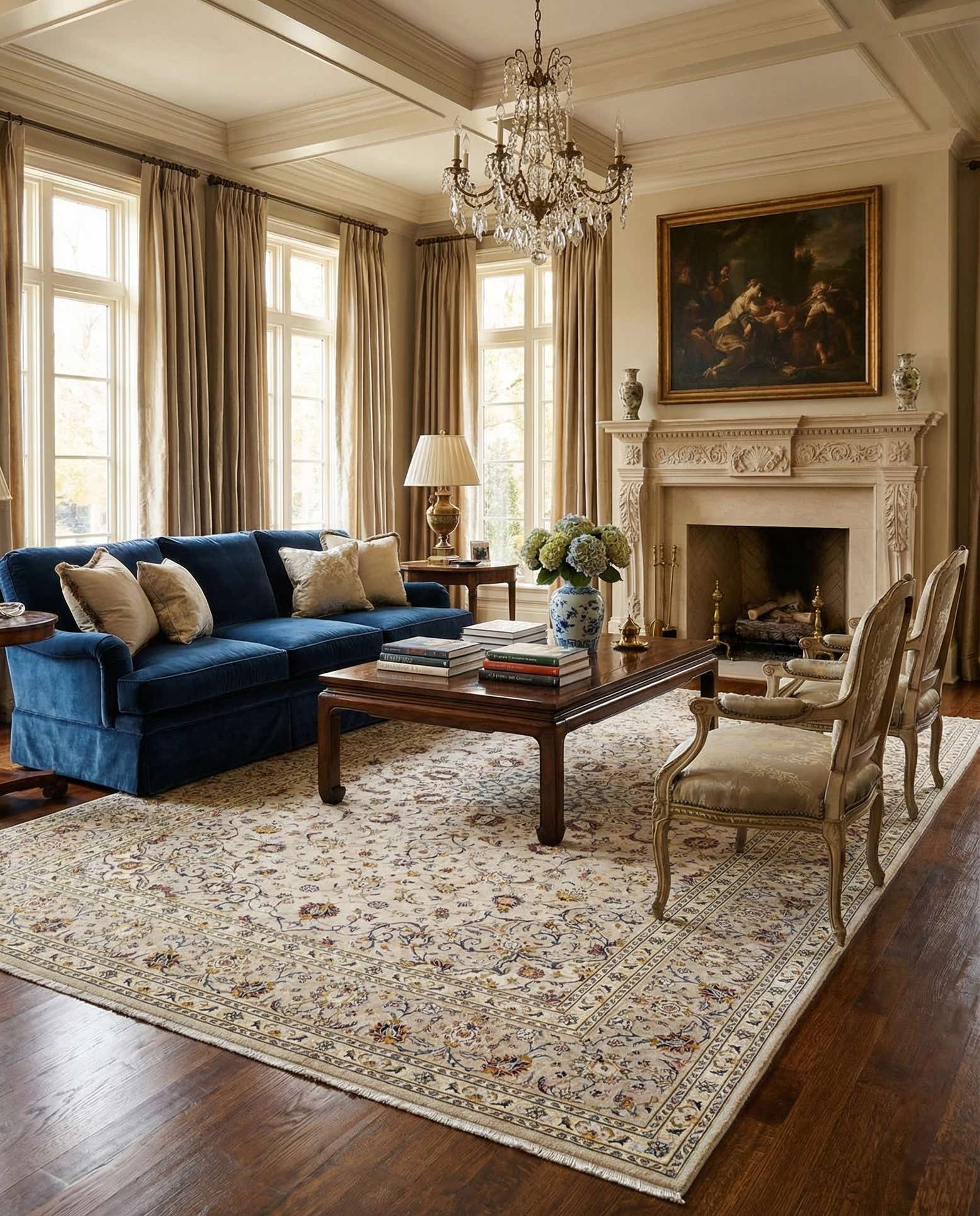 7' 9 x 11' 6 Kashan Rug