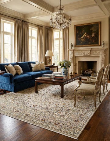 7' 9 x 11' 6 Kashan Rug