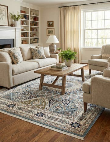 7' 1 x 10' Nain Design Rug
