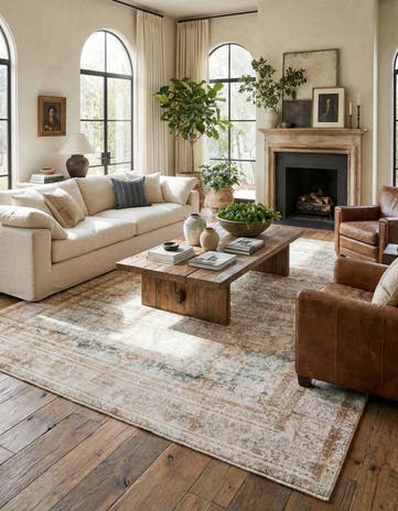 8' 10 x 12' 2 Hand Knotted Ultra Vintage Persian Wool Rug