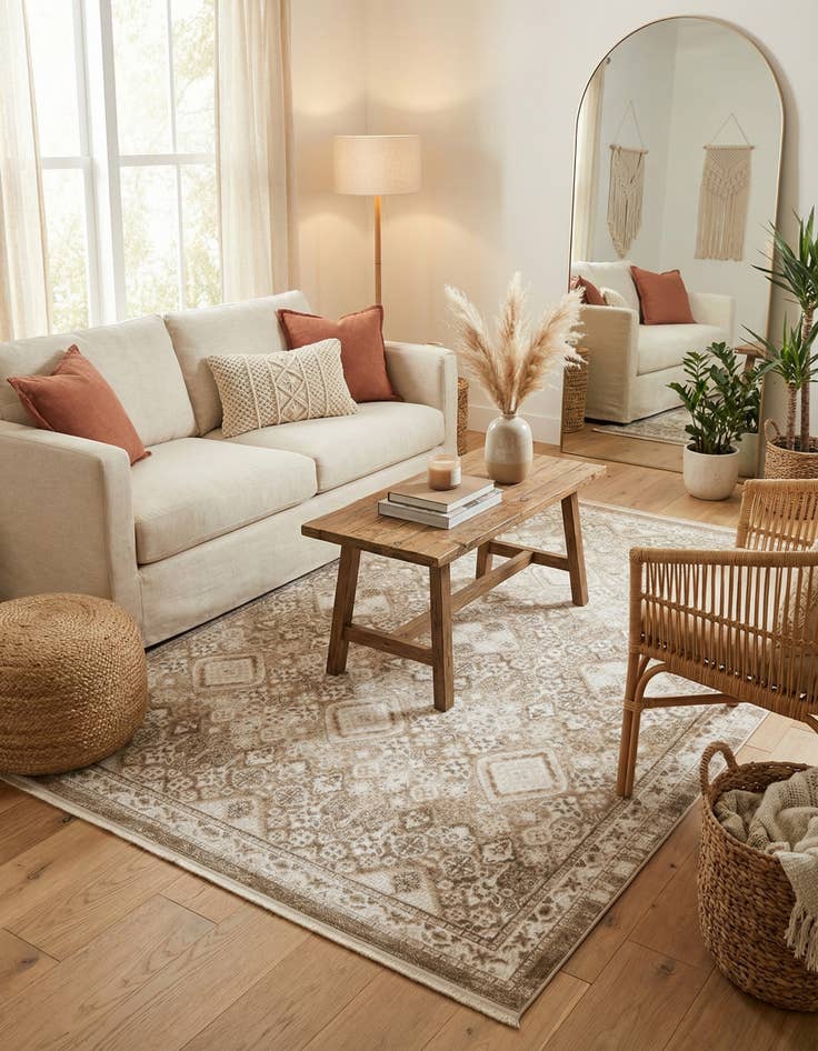 Detail image of  5' x 7' 7 Santiago Rug